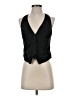 Shein 100% Polyester Black Tuxedo Vest Size 4 - photo 1