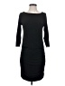 Veronica M. Solid Black Casual Dress Size S - photo 1