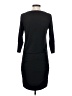 Veronica M. Solid Black Casual Dress Size S - photo 2