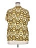 Rafaella Yellow Short Sleeve Blouse Size 2X - photo 2