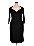 Anne Klein Black Cocktail Dress Size 14 Petite - photo 1