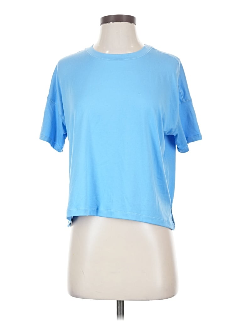 Pre-owned 90 Degree By Reflex Short Sleeve T-shirt In Blue