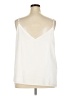 ASOS 100% Polyester Ivory Sleeveless Blouse Size 18 - photo 2