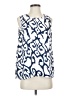 Soft Surroundings 100% Polyester Blue Sleeveless Blouse Size S - photo 1