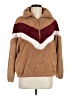 Forgotten Grace 100% Polyester Chevron-herringbone Brown Pullover Sweater Size M - photo 1