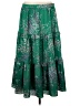 Ted Baker London 100% Polyester Paisley Green Casual Skirt Size 8 (3) - photo 1