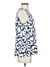 Soft Surroundings 100% Polyester Blue Sleeveless Blouse Size S - photo 4
