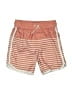 Cat & Jack 100% Polyester Stripes Orange Board Shorts Size 4T - photo 1