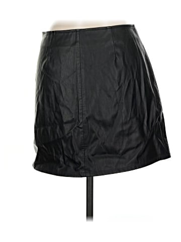 Kendall & Kylie Faux Leather Skirt (view 2)