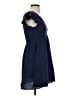 LoveShackFancy Solid Blue Casual Dress Size S - photo 4