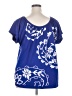 St. John's Bay Blue Short Sleeve Top Size 2X - photo 2