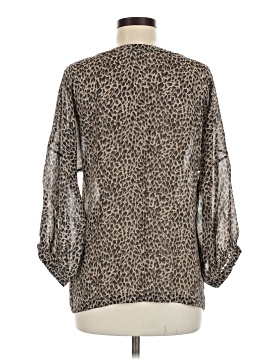 Garnet Hill 3/4 Sleeve Silk Top (view 2)