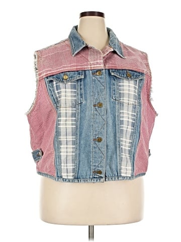 Bill Blass Denim Vest (view 1)