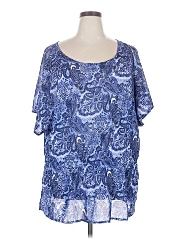 IZOD Short Sleeve Blouse (view 1)