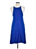 Old Navy Solid Blue Casual Dress Size M - photo 2