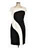 Chetta B Graphic Ivory Cocktail Dress Size 12 - photo 1