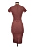 Unbranded Solid Brown Casual Dress Size M - photo 2