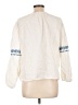 Old Navy Ivory 3/4 Sleeve Blouse Size L - photo 2