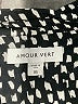 Amour Vert 100% Viscose Polka Dots Black Long Sleeve Blouse Size XS - photo 7