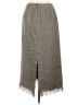 Harve Benard 100% Wool Tweed Gray Wool Skirt Size 12 - photo 2
