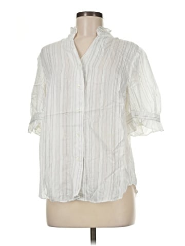 Ann Taylor 3/4 Sleeve Button-Down Shirt (view 1)