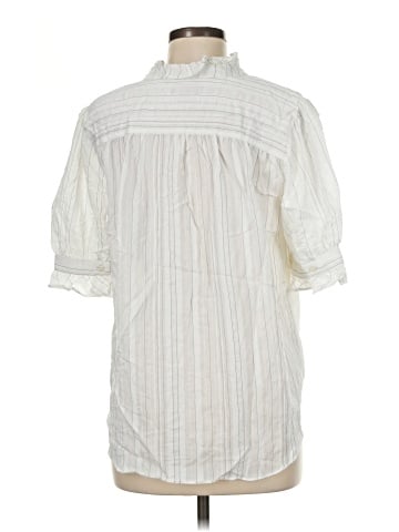 Ann Taylor 3/4 Sleeve Button-Down Shirt (view 2)