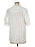 Ann Taylor Ivory 3/4 Sleeve Button-Down Shirt Size M - photo 2