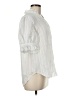 Ann Taylor Ivory 3/4 Sleeve Button-Down Shirt Size M - photo 4