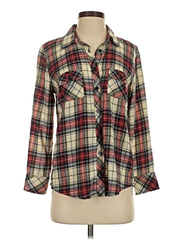 Faded Glory Long Sleeve Button-Down Shirt (view 1)