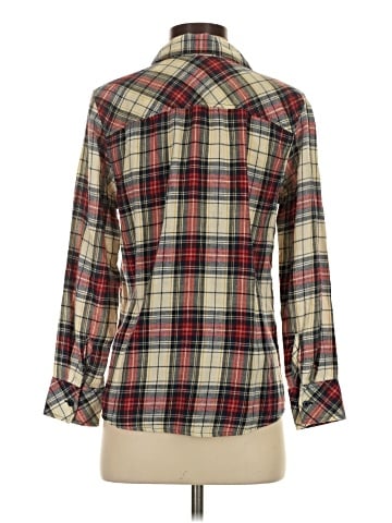 Faded Glory Long Sleeve Button-Down Shirt (view 2)