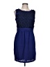 Ali Ro 100% Leather Blue Cocktail Dress Size 10 - photo 1