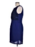 Ali Ro 100% Leather Blue Cocktail Dress Size 10 - photo 5