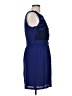 Ali Ro 100% Leather Blue Cocktail Dress Size 10 - photo 4