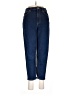 Divided by H&M Solid Blue Jeans Size 8 - photo 1