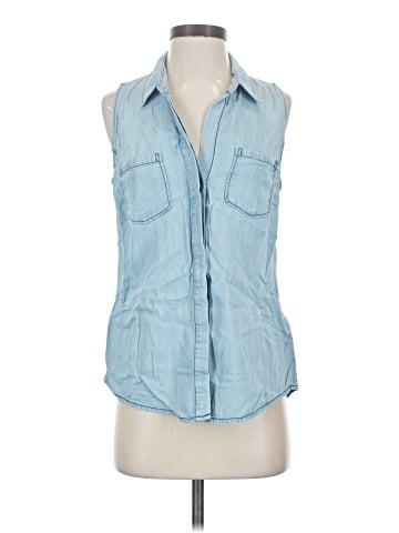 Lovestitch Sleeveless Button-Down Shirt (view 1)