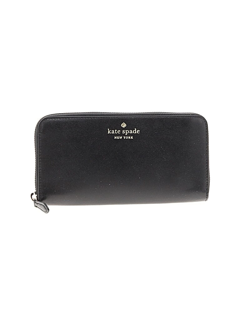 Pre-owned Kate Spade New York Leather Wallet In Black
