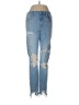 American Eagle Outfitters Hearts Blue Jeans Size 6 - photo 1