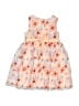 Blueberi Boulevard 100% Polyester Floral Orange Dress Size 4T - photo 2