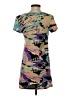 Angie Graphic Tan Casual Dress Size S - photo 2