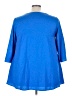 Roaman's 100% Polyester Blue 3/4 Sleeve Blouse Size 22 - photo 2