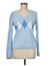 Tommy Hilfiger 100% Cotton Argyle Blue Pullover Sweater Size M - photo 1