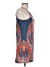 Assorted Brands Paisley Blue Casual Dress Size L - photo 4