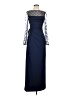 JS Collections 100% Polyester Solid Blue Cocktail Dress Size 0 - photo 1
