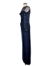 JS Collections 100% Polyester Solid Blue Cocktail Dress Size 0 - photo 5