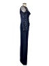 JS Collections 100% Polyester Solid Blue Cocktail Dress Size 0 - photo 4