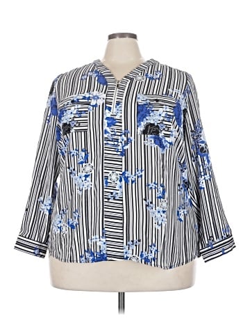 NY Collection 3/4 Sleeve Blouse (view 1)