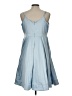 Torrid 100% Polyester Solid Blue Cocktail Dress Size 10 Plus - photo 2