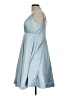 Torrid 100% Polyester Solid Blue Cocktail Dress Size 10 Plus - photo 5