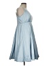 Torrid 100% Polyester Solid Blue Cocktail Dress Size 10 Plus - photo 4