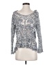 Mystree Silver Pullover Sweater Size S - photo 1